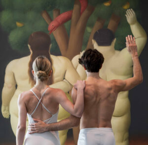 Danzatori del Balletto di Roma con Botero, Art Forum durante Tevere in Danza 2026